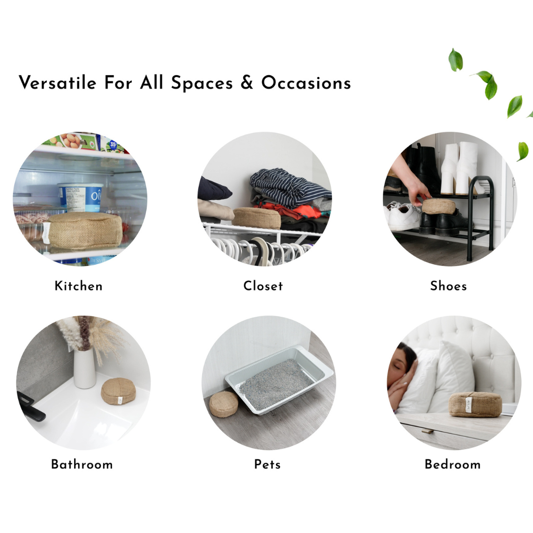 Verta® Bamboo Activated Charcoal Pack x3 (Filters VOC&